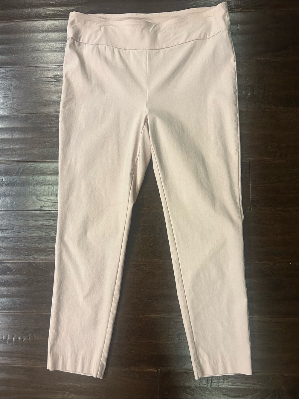 Jules & Leopold Blush Pink Cropped Ponte Pants